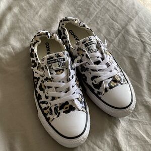 Women’s leopard slip on converse shoes